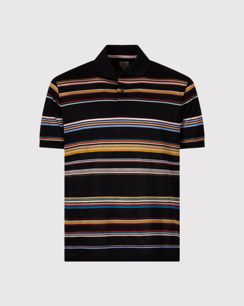 Signature Stripe Polo Sort