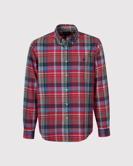 Custom Ternet Skjorte Rød