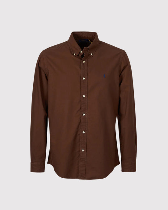 Custom Oxford Skjorte Brun