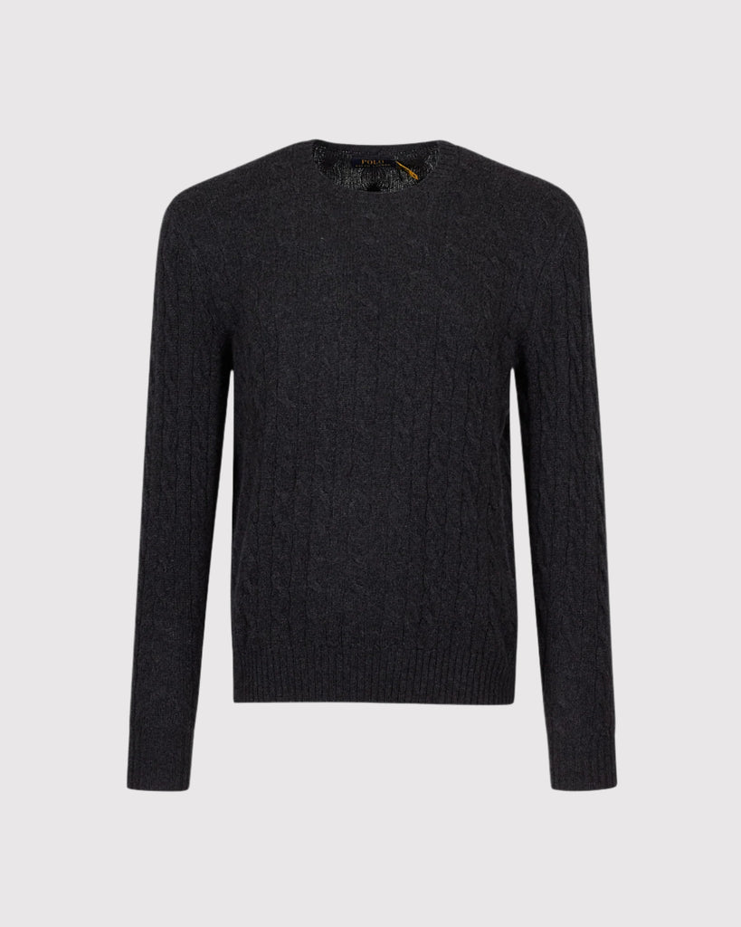 Wool Cash Cable Koksgrå