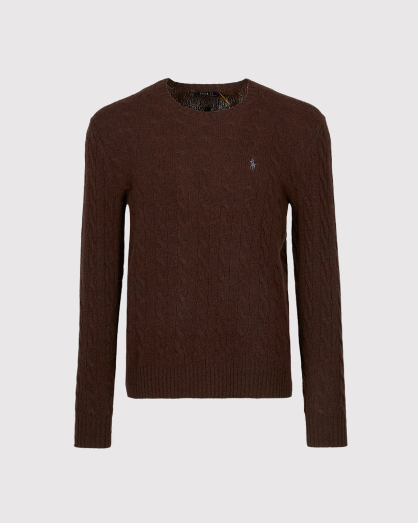 Wool Cash Cable Brun