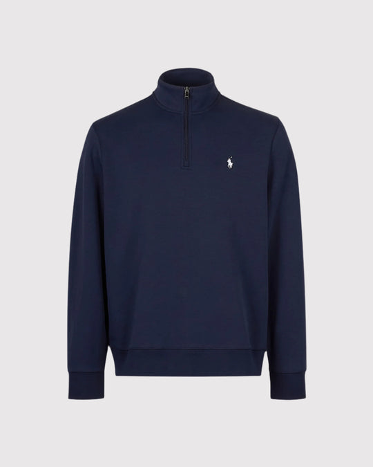 Half Zip Sweat Blå