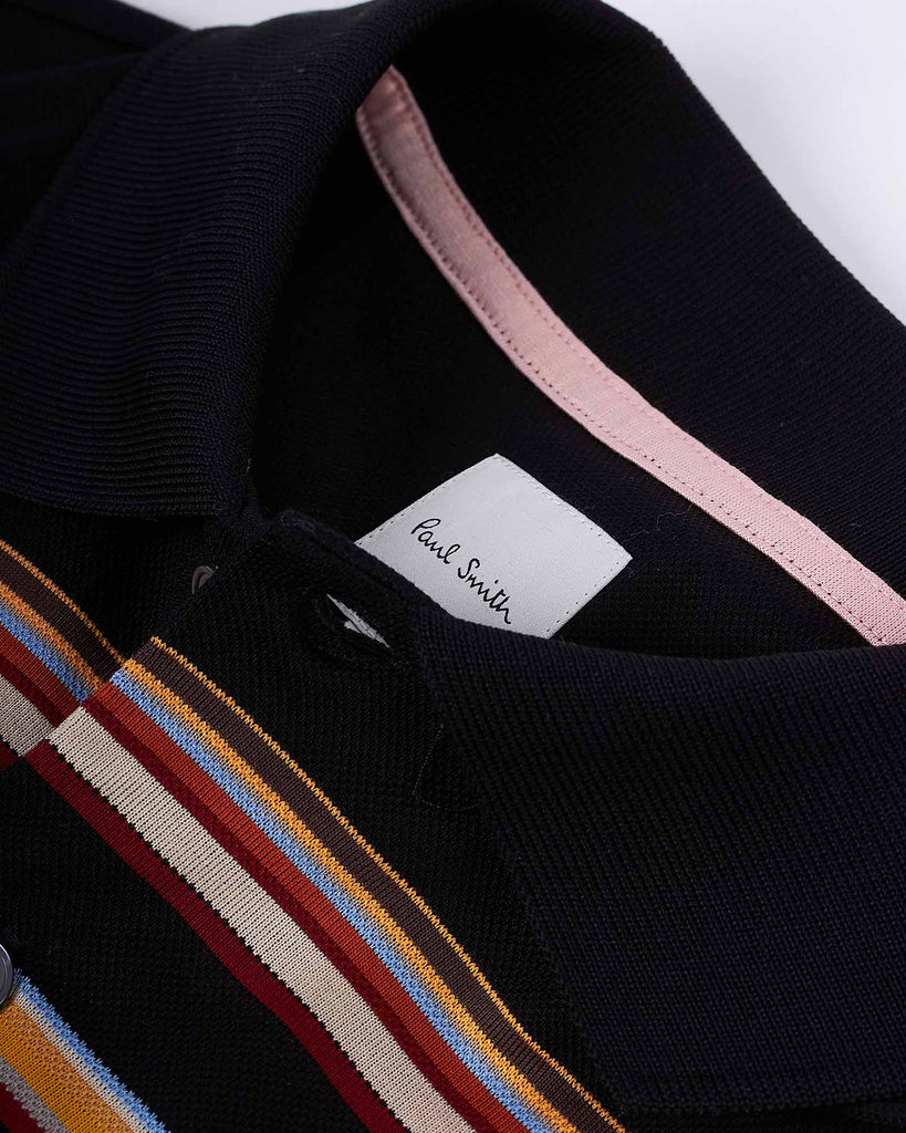 Signature Stripe Polo Sort