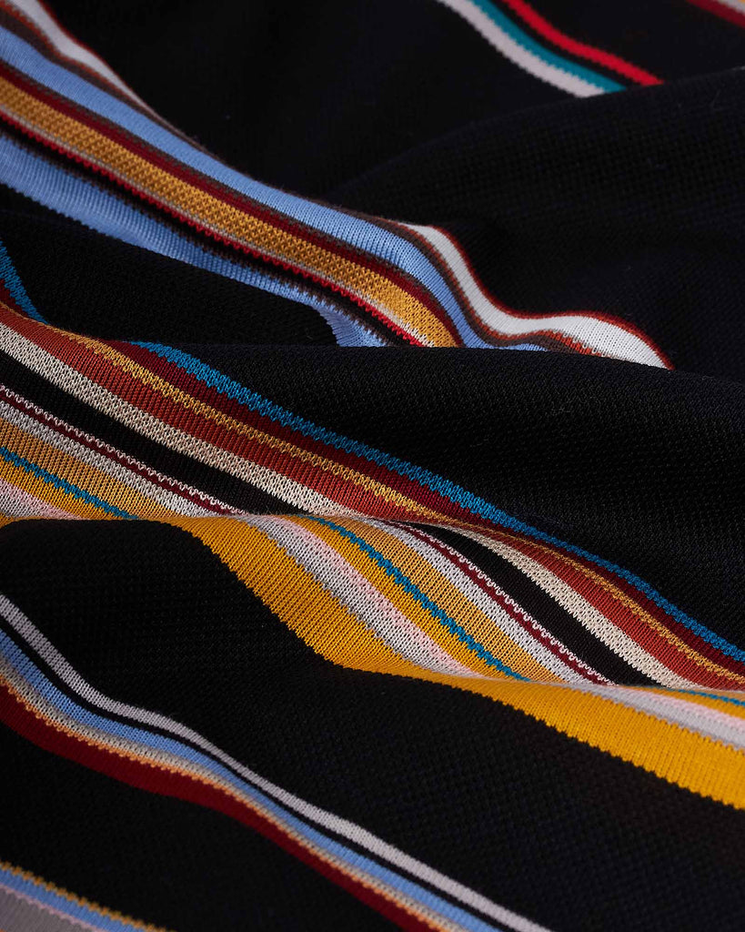 Signature Stripe Polo Sort