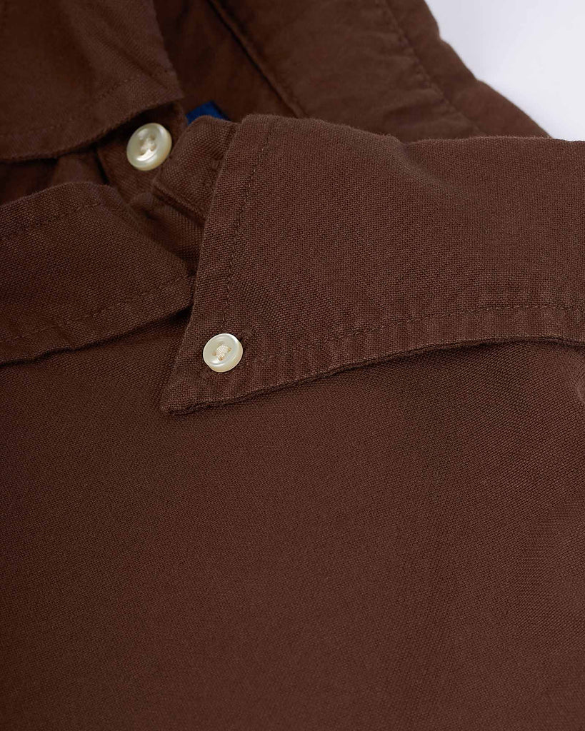 Custom Oxford Skjorte Brun