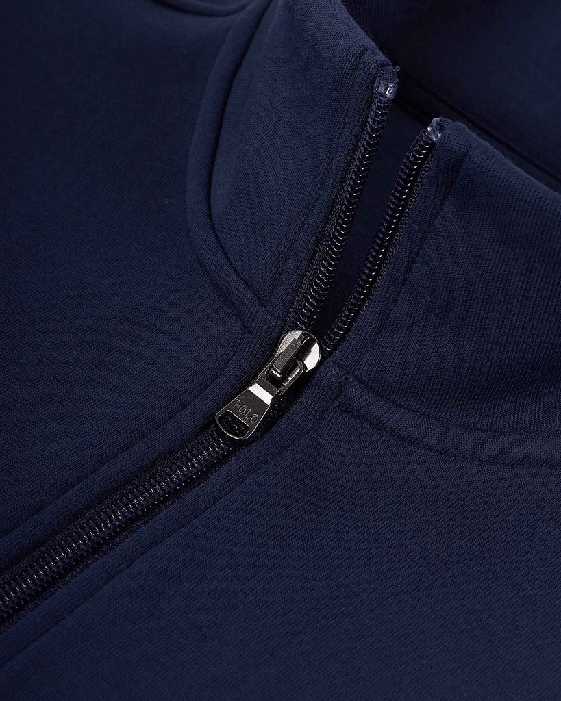 Half Zip Sweat Blå