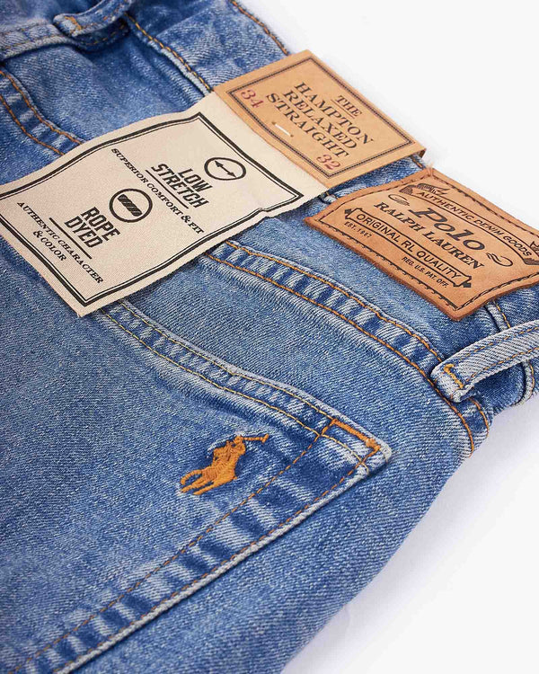 Hampton Relaxed Jeans Blå