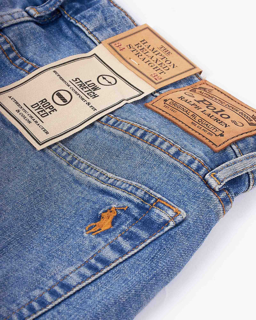 Hampton Relaxed Jeans Blå