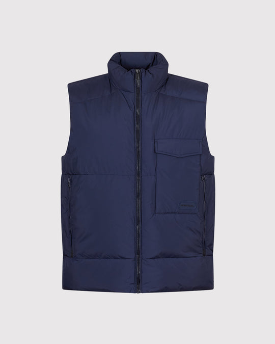Fibre Down Gilet Vest Blå