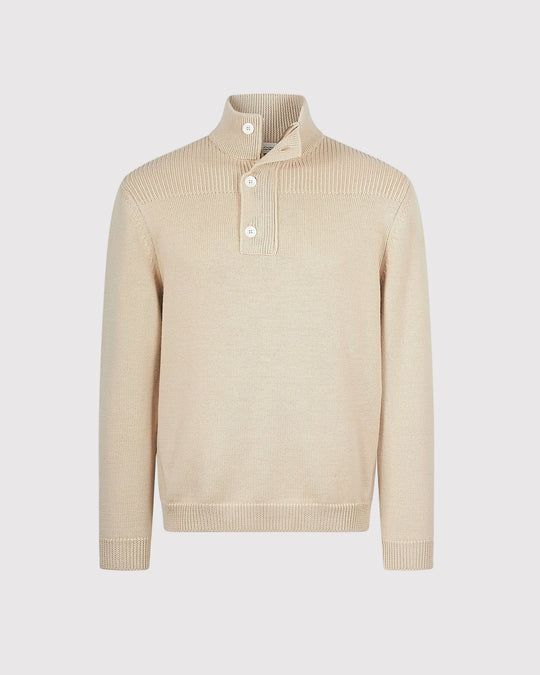 Half Button Strik Sand