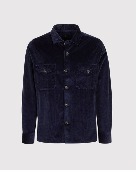 Corduroy Overshirt Blå