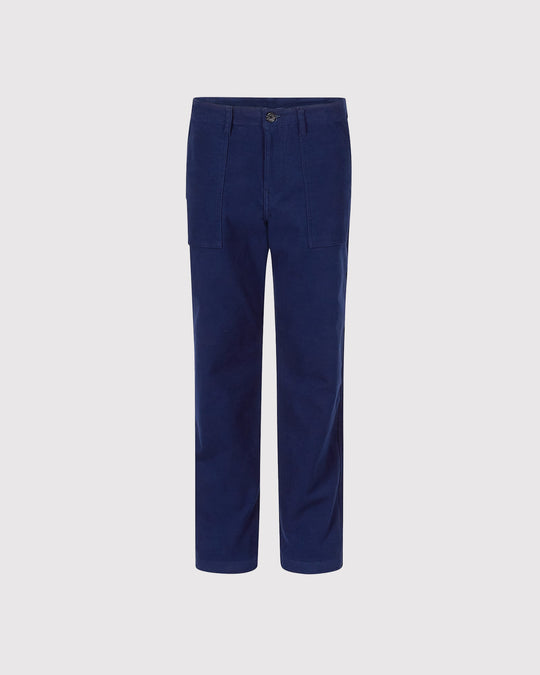 Patch Pocket Trousers Blå