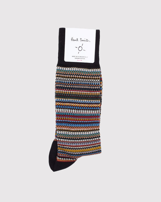 Sock Pique Signature Multi