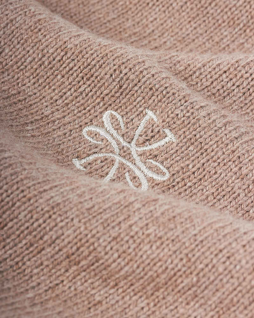Wool Cashmere Strik Brun
