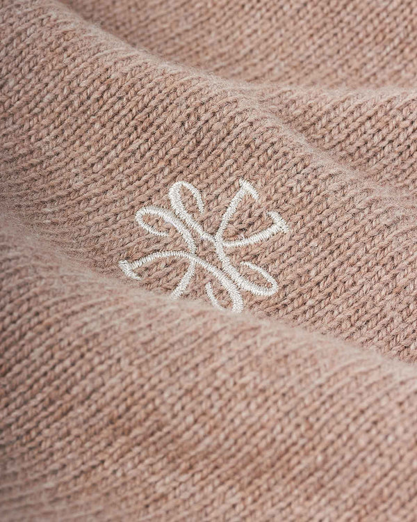 Wool Cashmere Strik Brun