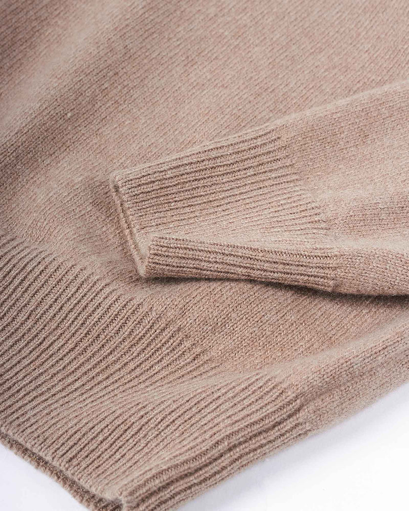 Wool Cashmere Strik Brun