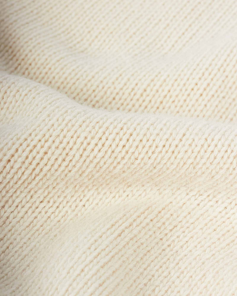 Lambswool Strik Creme