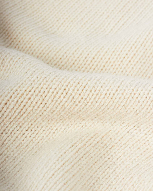 Lambswool Strik Creme