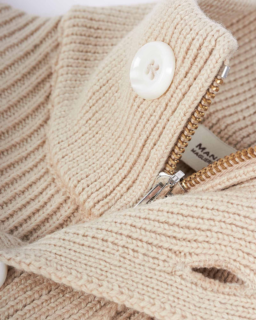 Half Button Strik Sand