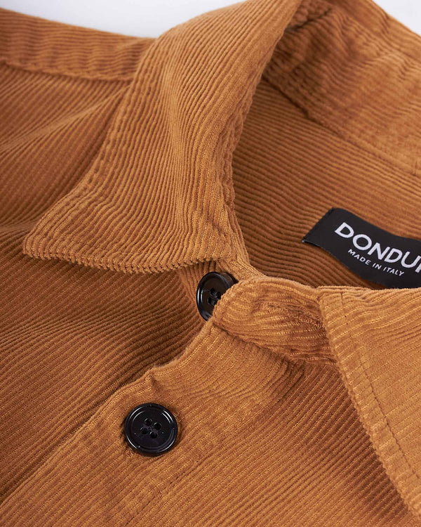 Fløjl Overshirt Brun