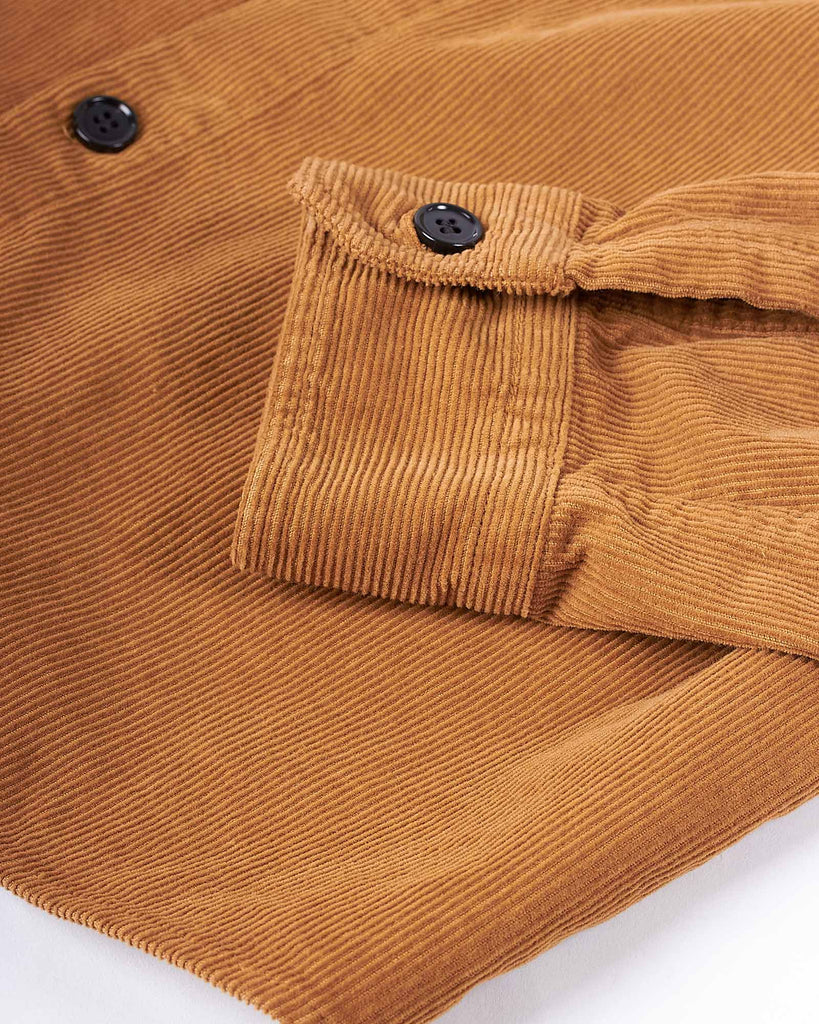 Fløjl Overshirt Brun