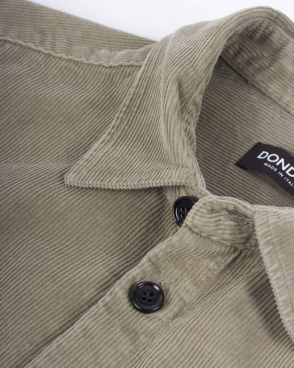 Fløjl Overshirt Grå