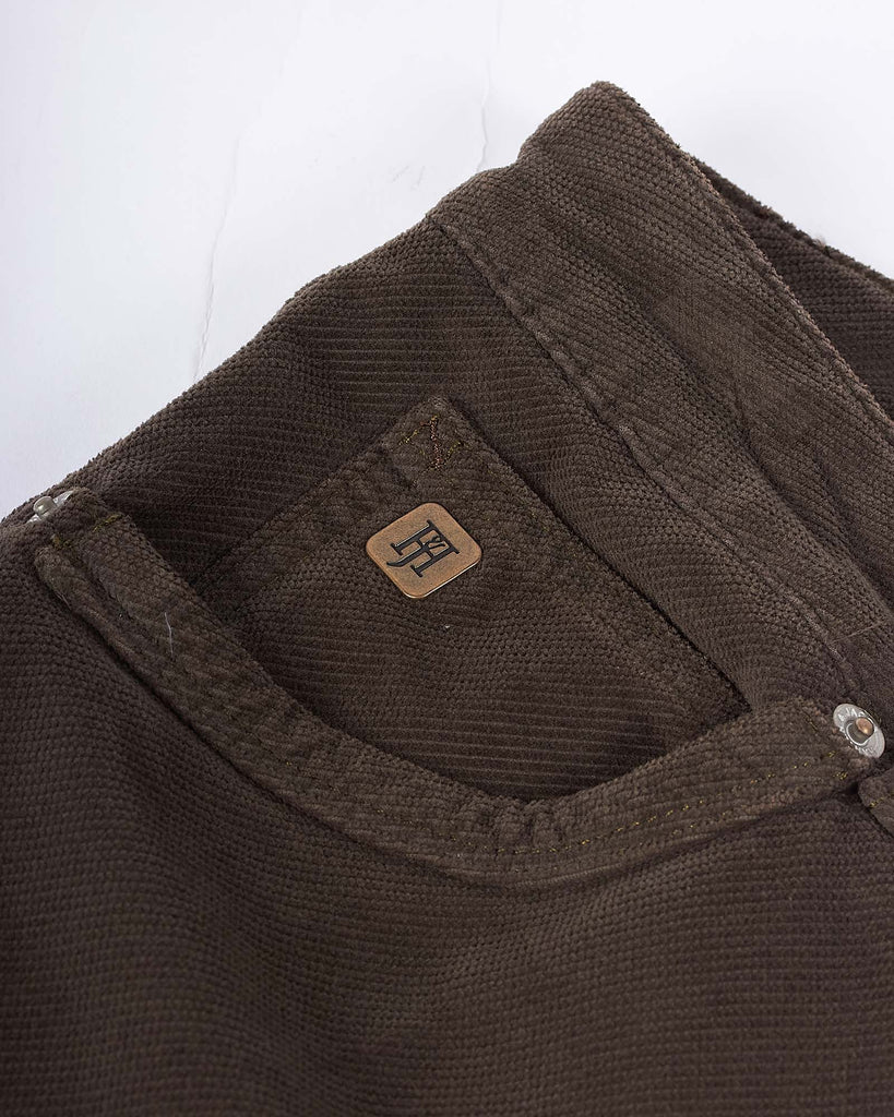 5 Pocket Twill Jeans Brun