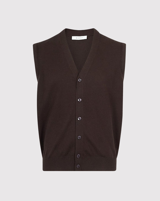 Gilet Vest Cash Brun