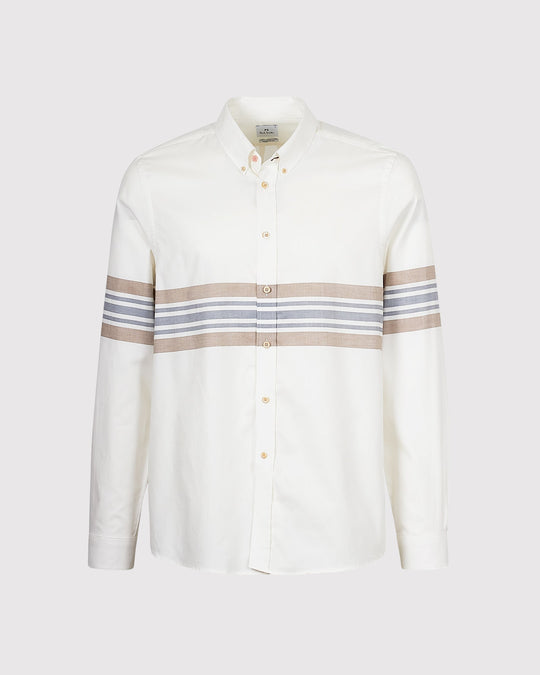 Mens LS Reg Fit Shirt Hvid