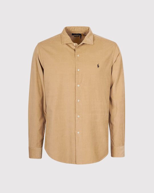 Corduroy Skjorte Sand