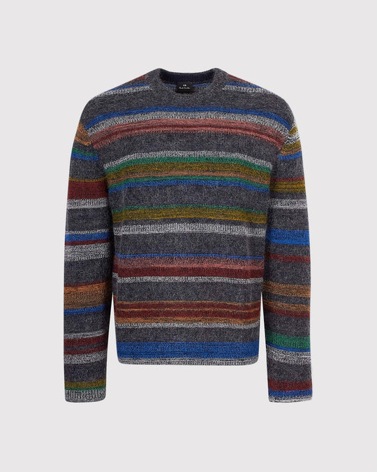 Mens Sweater Crew Neck Multi
