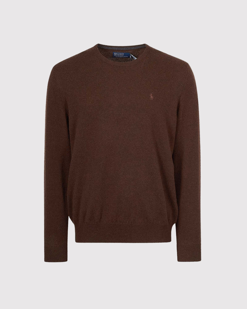 Lambswool Strik Brun