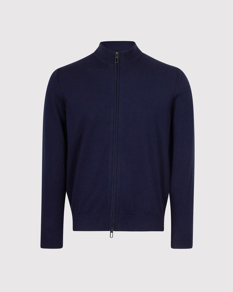Lupetto Full Zip Blå