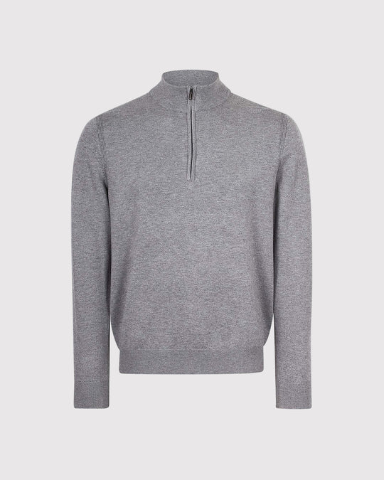 Lupetto Mezza Zip Grå