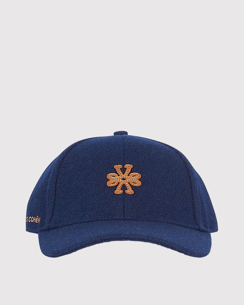 JC Cap Logo Blå