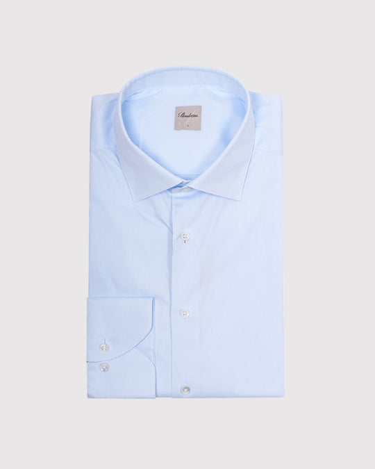 Slim Fit Stretch Skjorte Blå