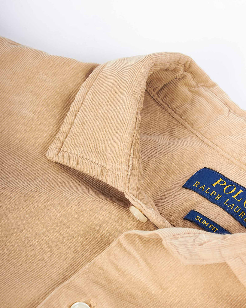 Corduroy Skjorte Sand