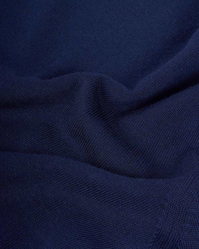 Patch Crew Merino Blå