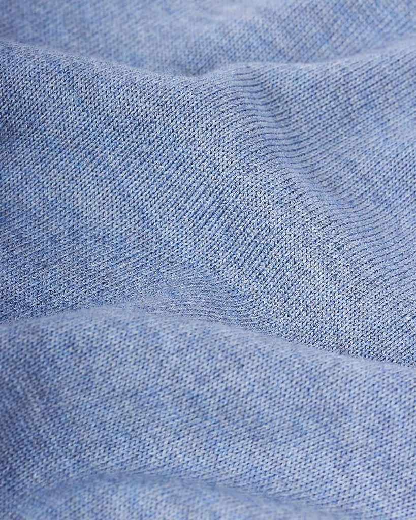 Patch Crew Merino Lyseblå