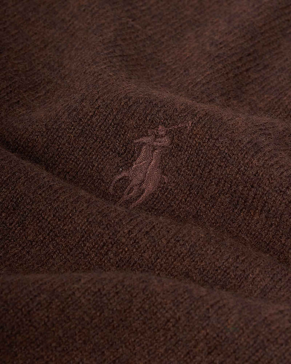 Lambswool Strik Brun