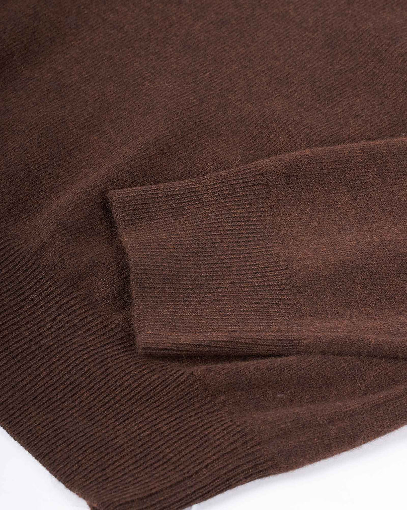 Lambswool Strik Brun