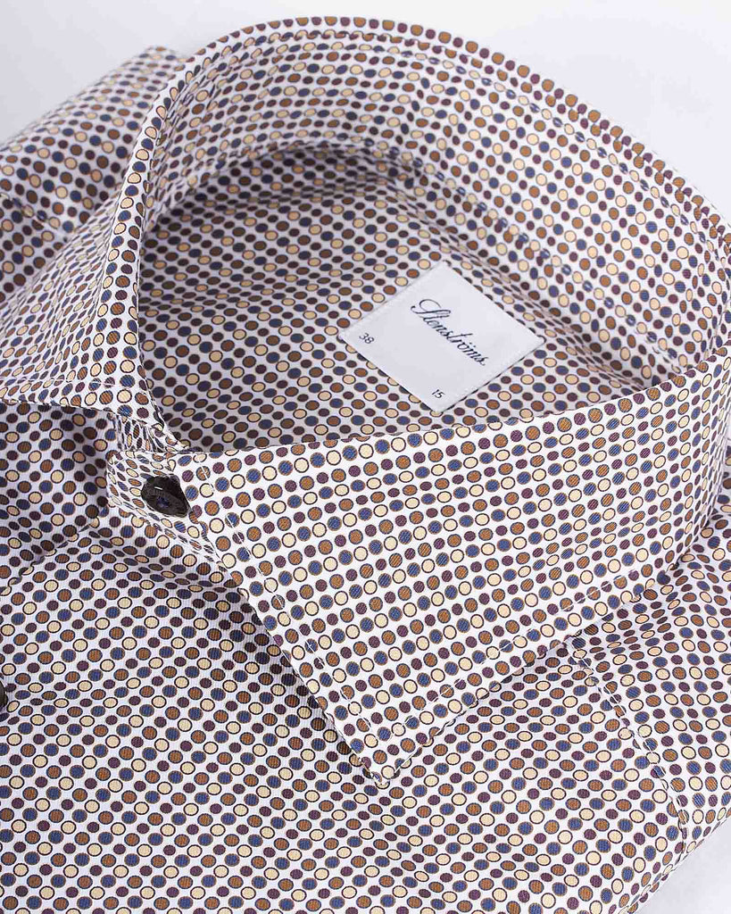 Slim Fit Mønstret Skjorte Multi
