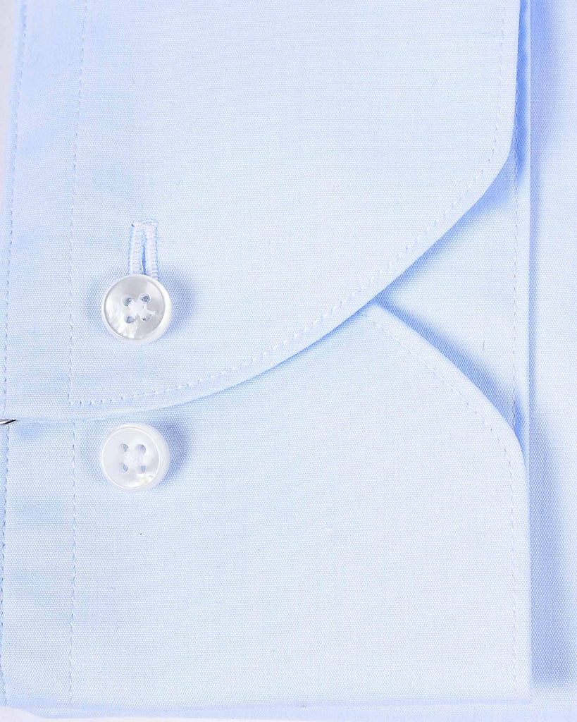 Slim Fit Stretch Skjorte Blå