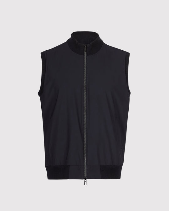 Gilet Zip Tech Merino Sort