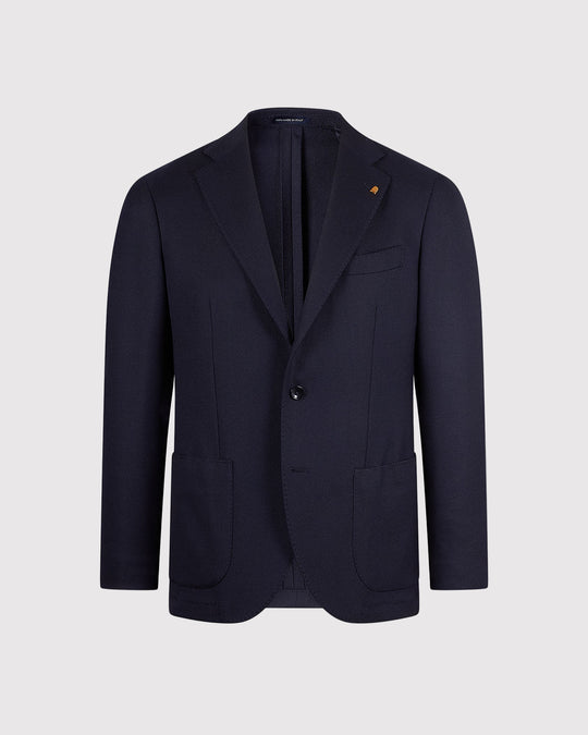 Structure Blazer Blå