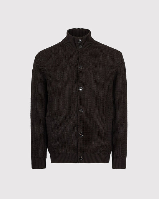 Lupetto Cardigan Brun