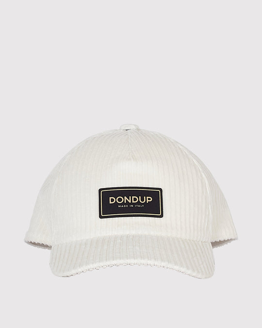 Dondup Fløjl Cap Hvid