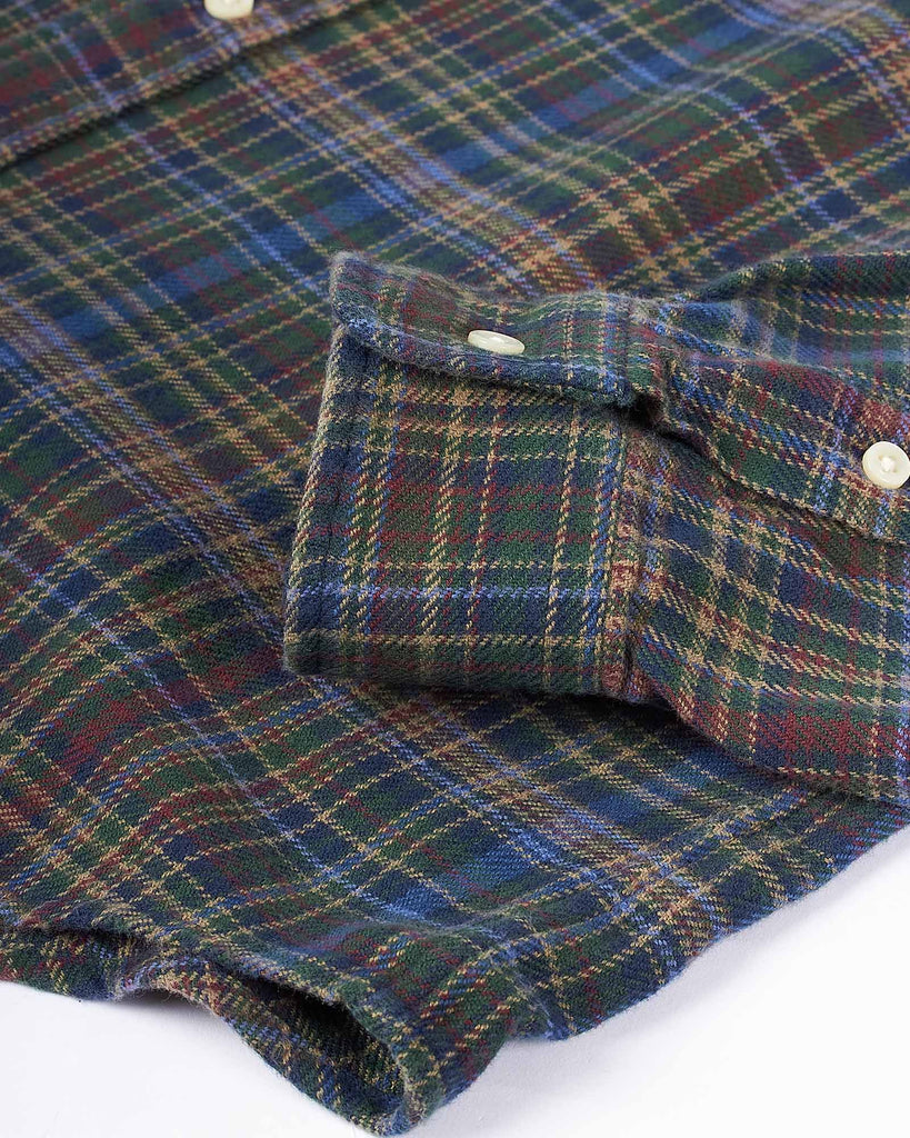 Brushed Flannel Skjorte Grøn