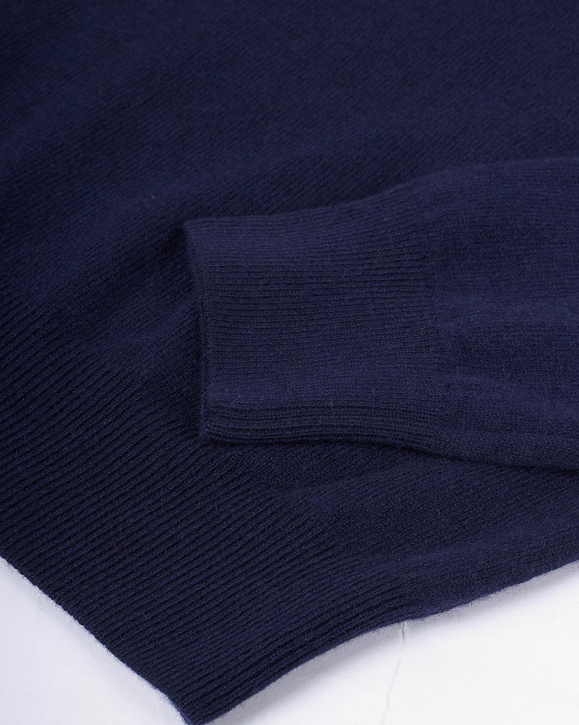 Lambswool Strik Blå