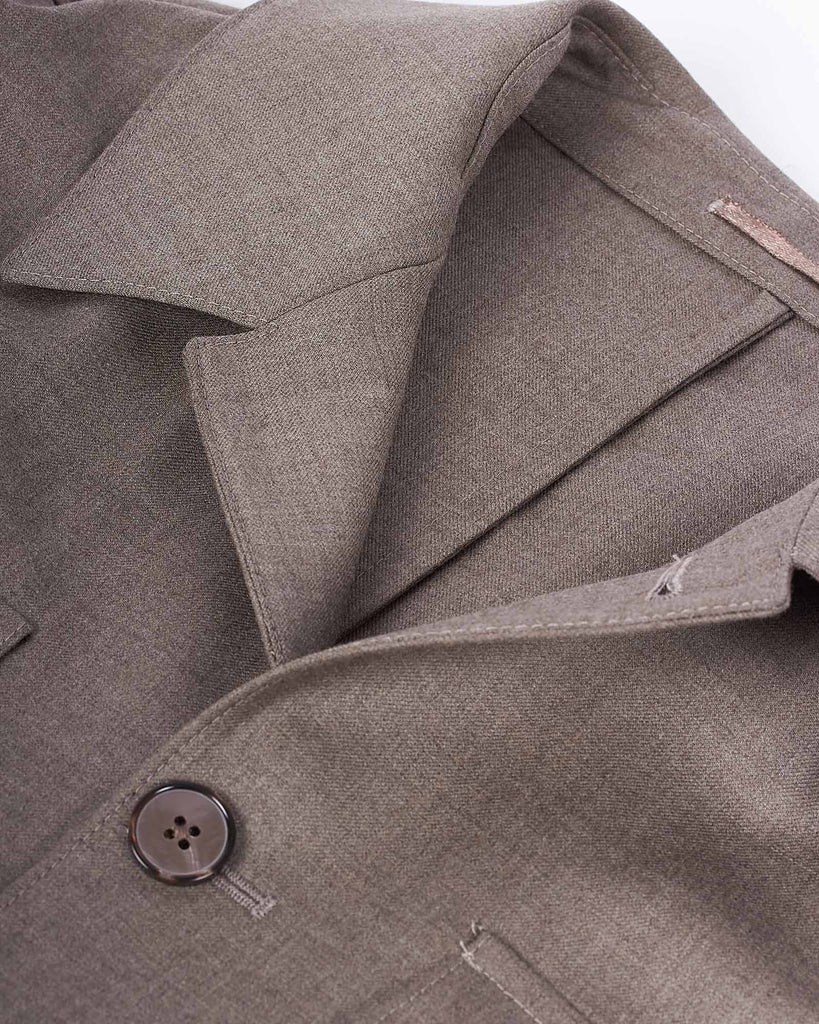 Overshirt Safari Wool Sand